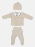 Baby Boy 3-Piece Knit Gift Box Set