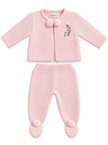 Baby Girl 2-Piece Rabbit Pram Suit