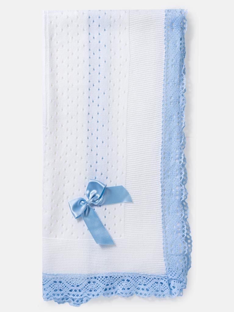 White & Blue Spanish Blanket