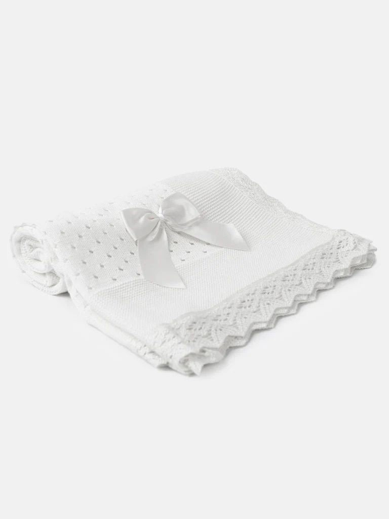 All White Spanish Blanket
