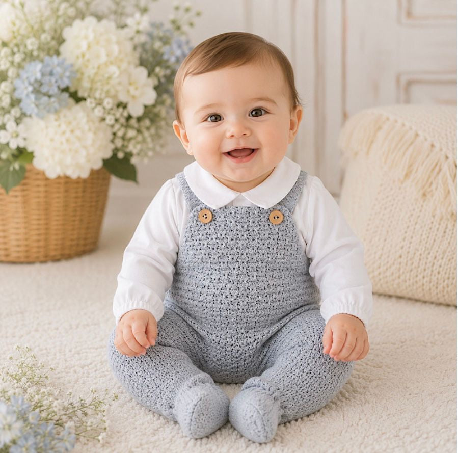 Baby Boy Pex 2-Piece Dungaree Set