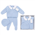 Baby Boy 3-Piece Knit Gift Box Set