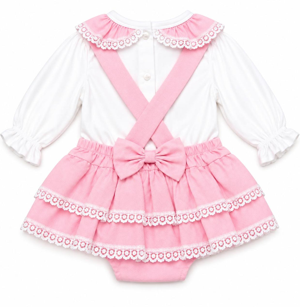 Baby Girl Spanish Romper & Shirt Set