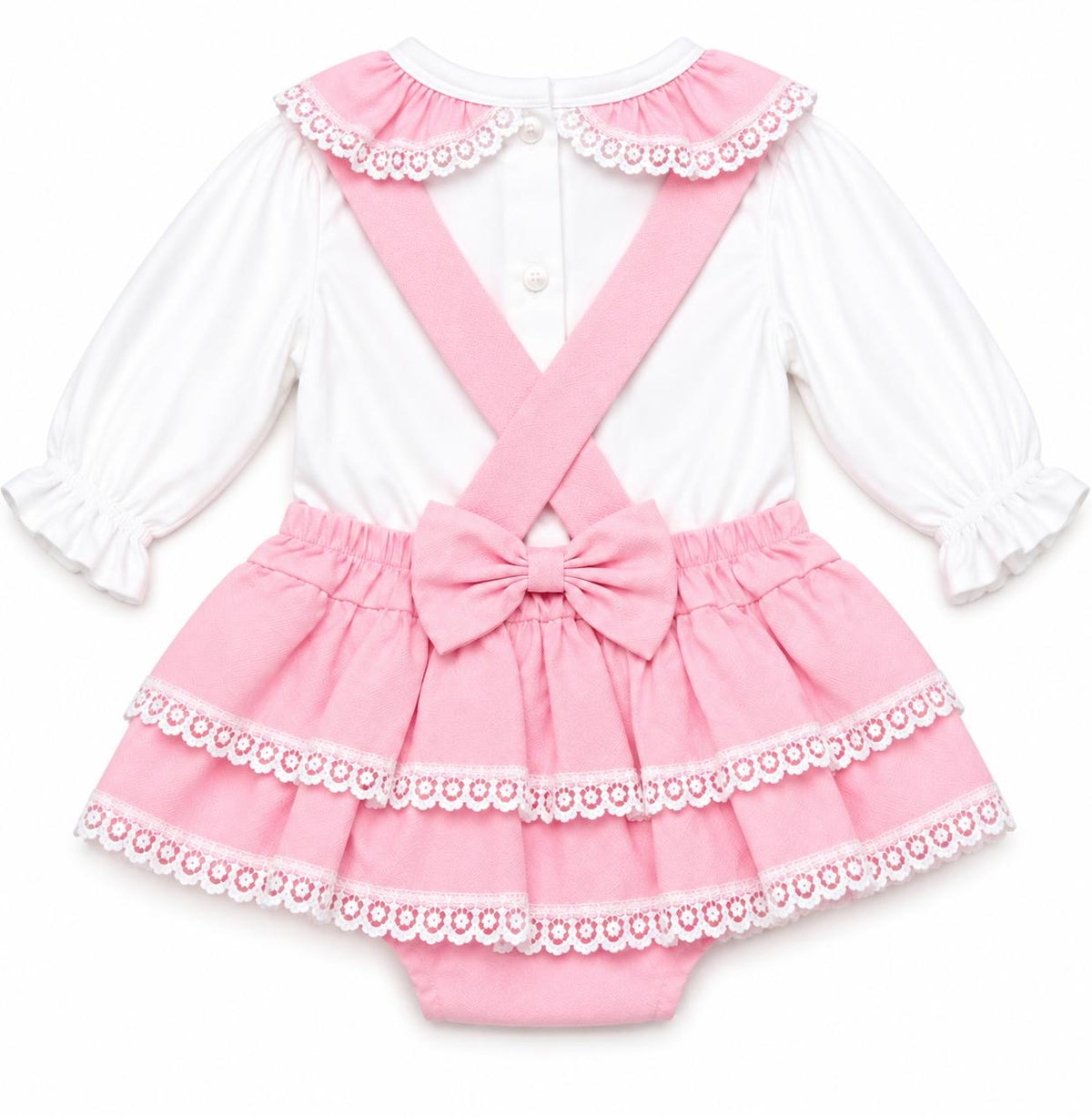 Baby Girl Spanish Romper & Shirt Set