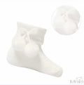 White PomPom Socks