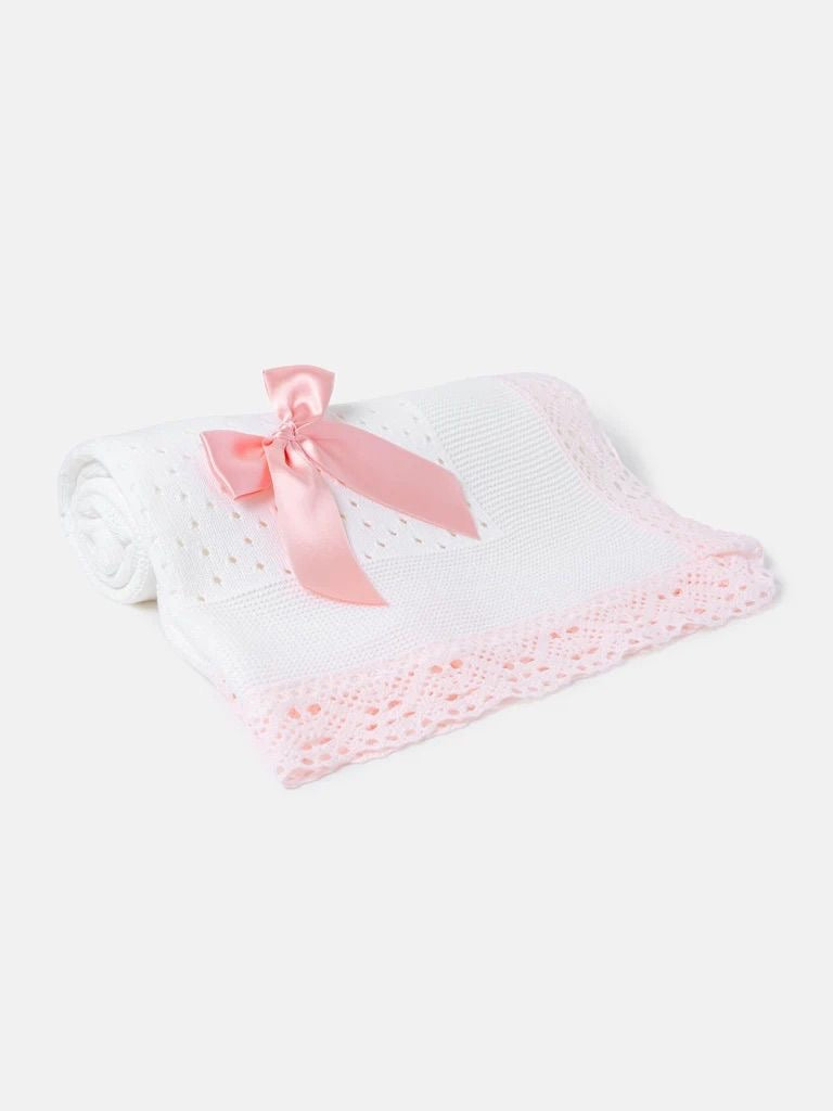 White & Pink Spanish Blanket