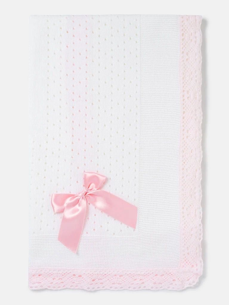 White & Pink Spanish Blanket