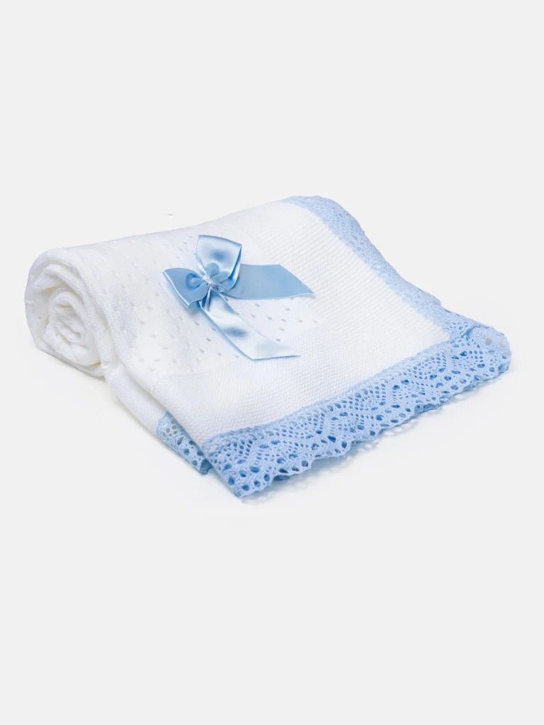 White & Blue Spanish Blanket