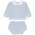 Baby Boy 2-Piece Knitted Star Print Motif Jam Pant Set
