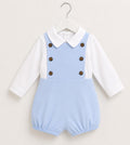 Baby Boy Spanish Dungaree Romper & Shirt