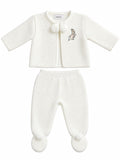 Baby Girl 2-Piece Rabbit Pram Suit