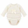 Baby Girl Pex Lace & Knit 2-Piece set